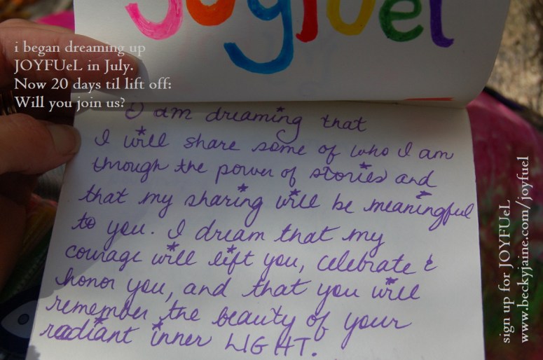 joyfuel dreaming july